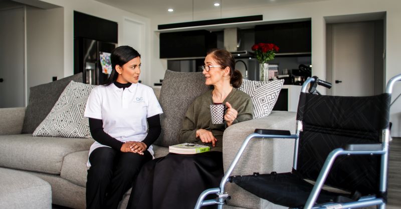 NDIS Provider helping a participant in Selby